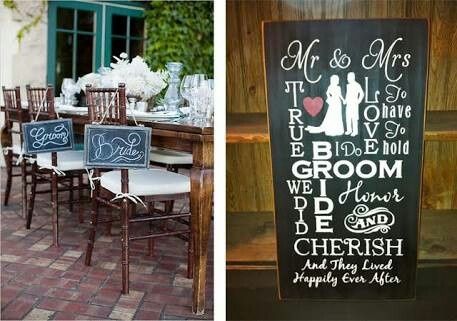 Ideas con pizarrones,  estilo vintage - 11