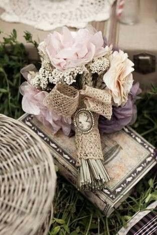 Ramo de novia,  estilo vintage - 2