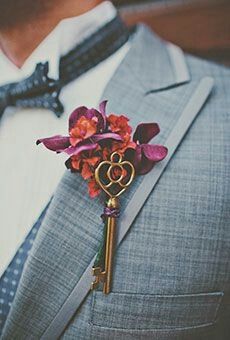 Boutonnieres, estilo vintage - 6