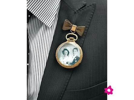 Boutonnieres, estilo vintage - 7