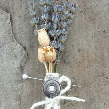 Boutonnieres, estilo vintage - 10