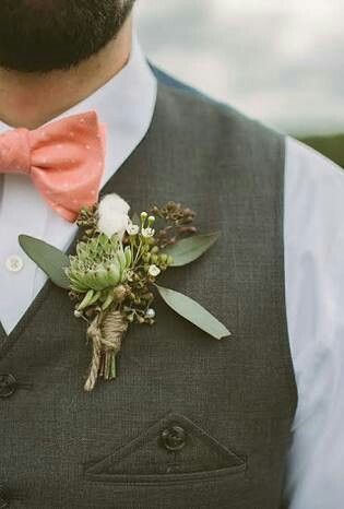 Boutonnieres, estilo vintage - 13