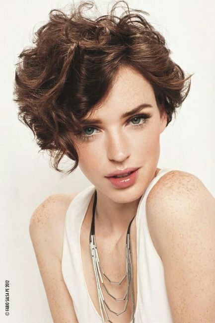 Peinados para novia,  cabello corto - 8