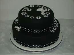 Pasteles con toques negros - 26