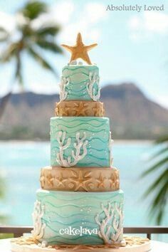 Pasteles con toques de la playa - 12