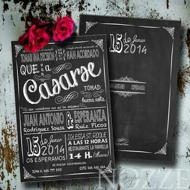 Invitaciones,  sus características - 1