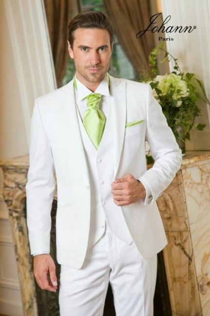 Traje del novio,  color verde - 7