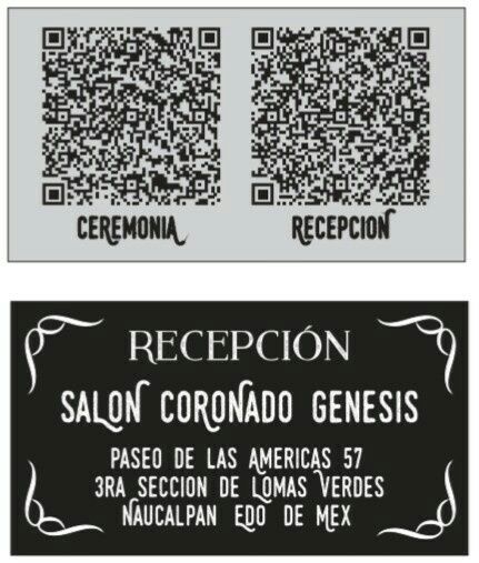 Mis invitaciones no traen direccion. - 1