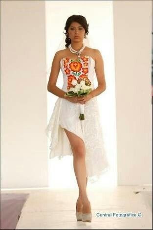 Ideas de vestido para boda maya o prehispanica - 2