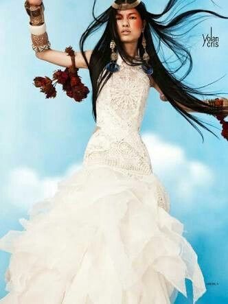 Ideas de vestido para boda maya o prehispanica - 3