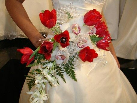 Boda en rojo "el ramo" - 2
