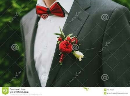 Boda en rojo "el boutonnier" - 5