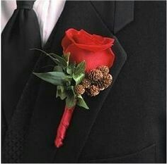 Boda en rojo "el boutonnier" - 6