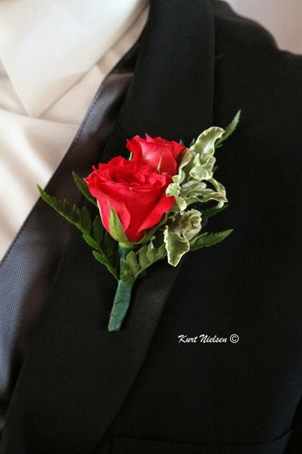 Boda en rojo "el boutonnier" - 8