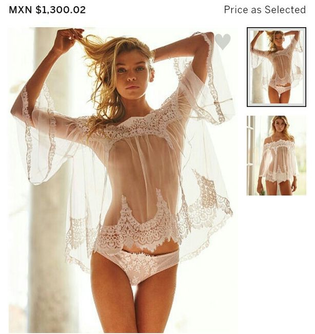 Lencería para la luna de miel en blanco - 1