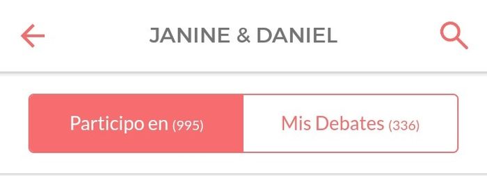 ¿Cuántos debates has abierto? - 1