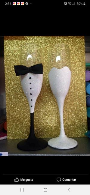 Copas de novios - 2