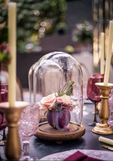 Centros de mesa con peceras - 1