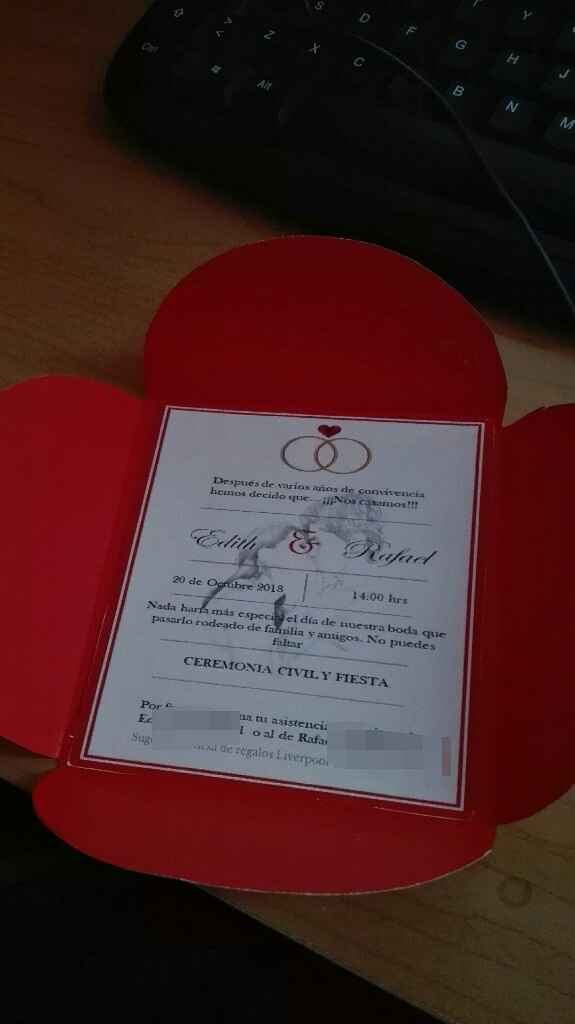 Invitaciones listas - 1