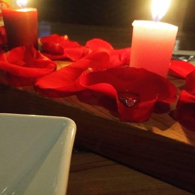 Al fin llegó 💍♥️ le dije que si al amor de mi vida 1