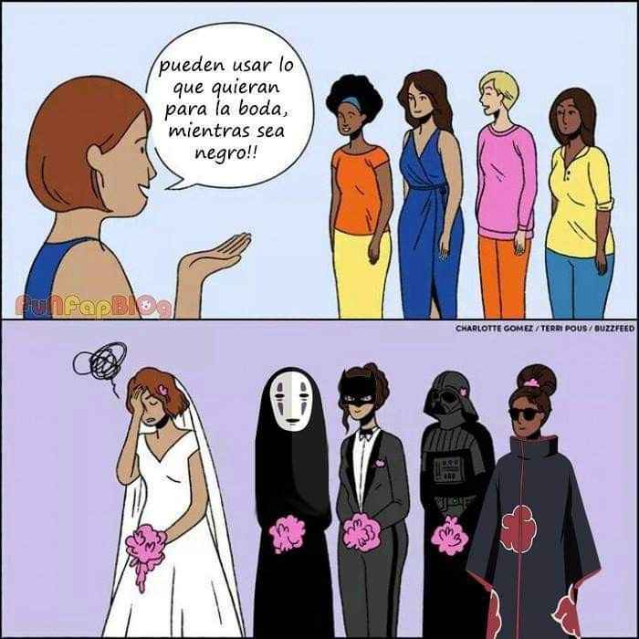 Damas de honor un poco de humor :v - 1