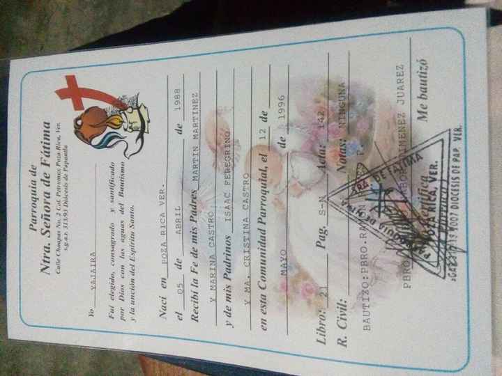 Fe de bautizo actualizada - 1