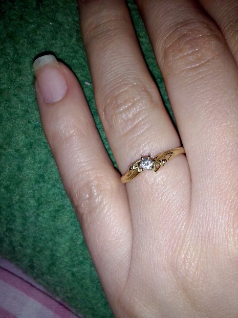 Y si tu anillo de compromiso fuera un corazón?? - 1