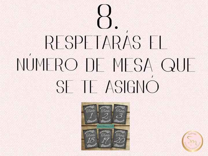 Mandamientos para invitados 🙌🏼 - 9