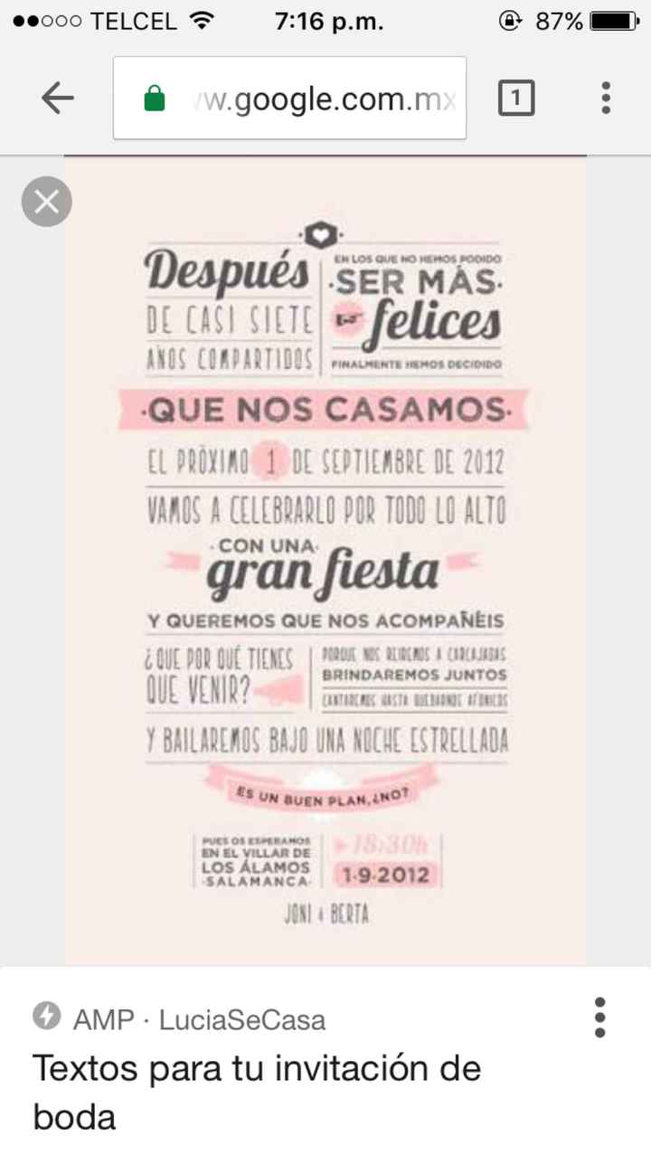 Invitaciones - 1