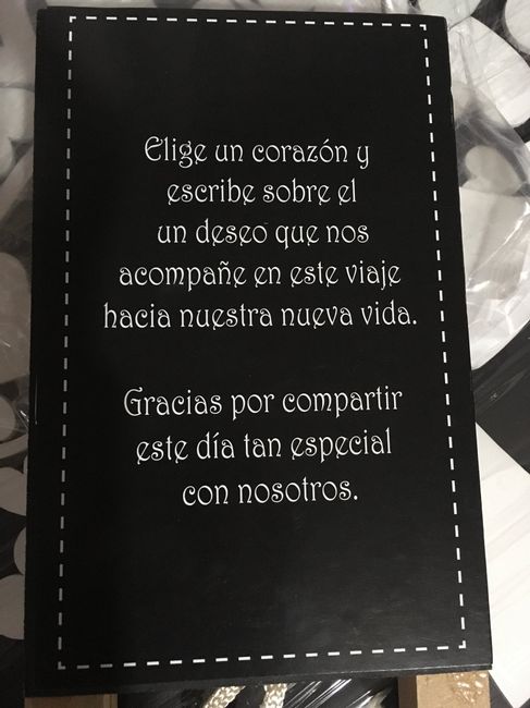  a casi 2 meses de la boda llegó mi árbol de firmas ❤️ - 4