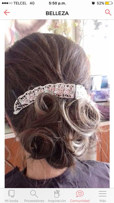 Prueba de peinado y maquillaje - 1