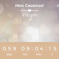 ¿Cuántos días faltan para tu día B? - 1
