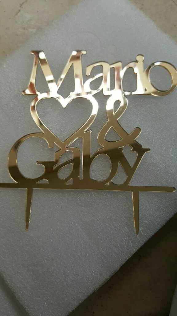 Llego mi cake topper - 1