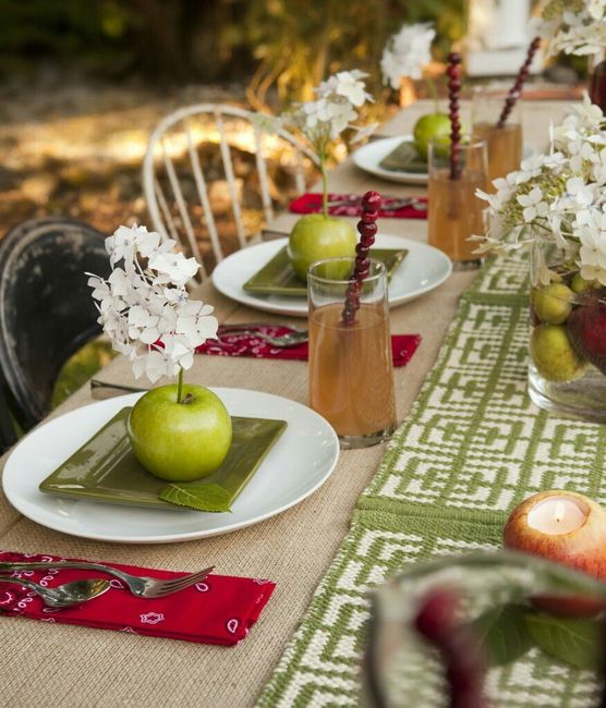  Decoración con manzanas verdes 💚 - 5