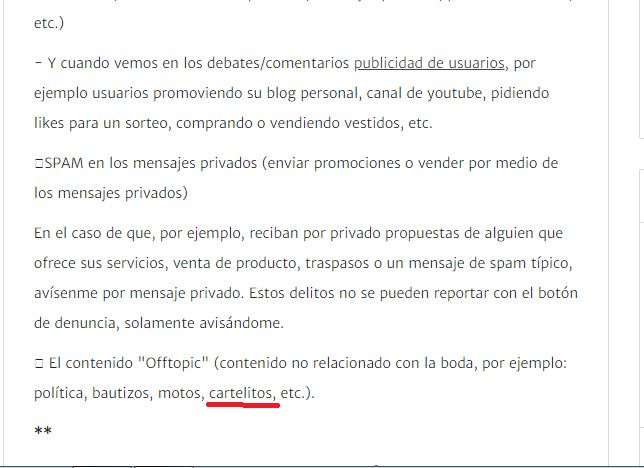 ¿Que esta prohibido?