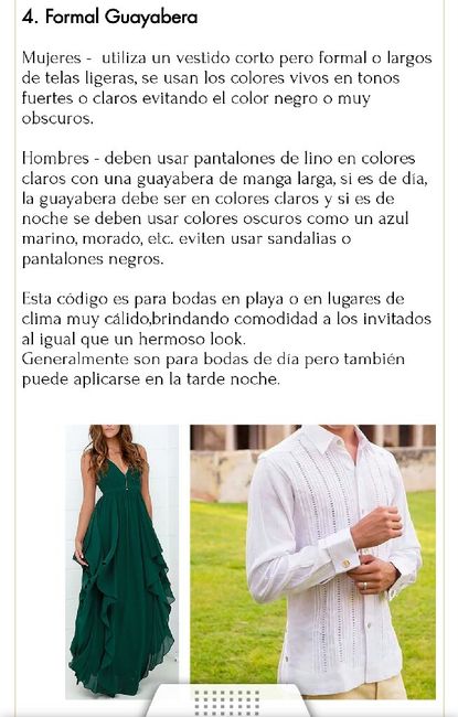 Código de vestimenta - 1