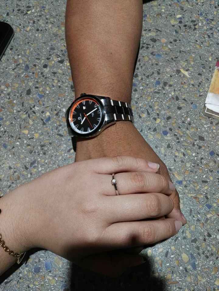 Anillo y Reloj de compromiso