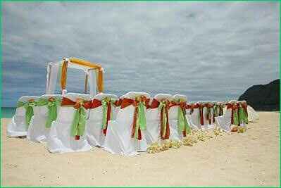  Verde en bodas de playa 💚 - 3