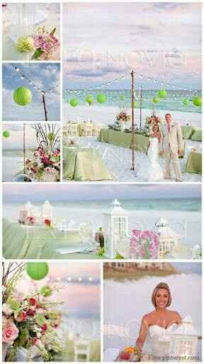  Verde en bodas de playa 💚 - 4