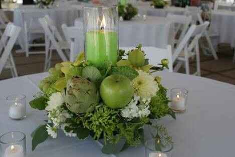  Decoración con manzanas verdes 💚 - 1