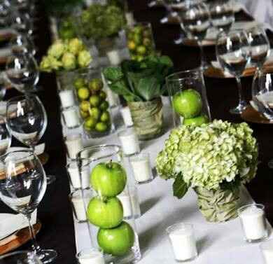  Decoración con manzanas verdes 💚 - 4