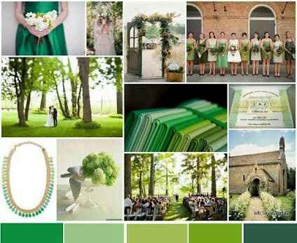  Significado de color verde 💚 en bodas - 1