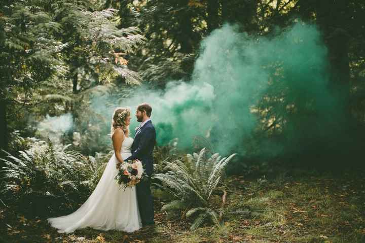  Bengalas de humo Verde 💚 para increíbles fotos - 2