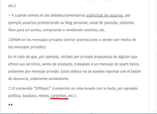 ¿Que esta prohibido?