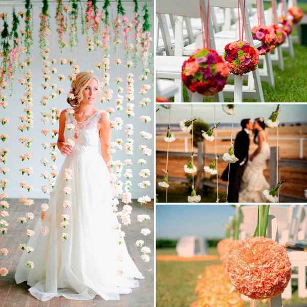 Decoración con claveles