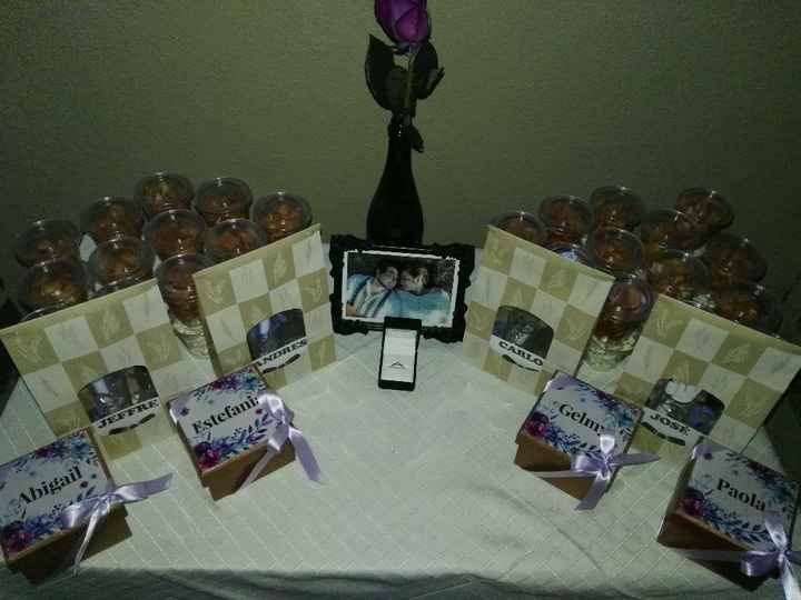 Detalles para nuestro cortejo