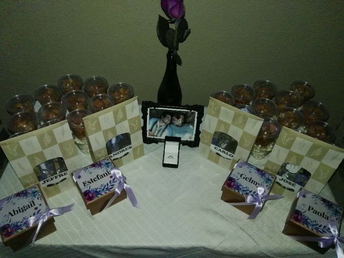 Detalles para nuestro cortejo