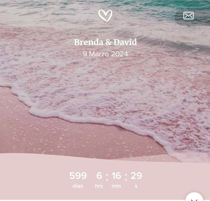 ¿Cuánto tiempo falta para tu boda?🎁📅 1