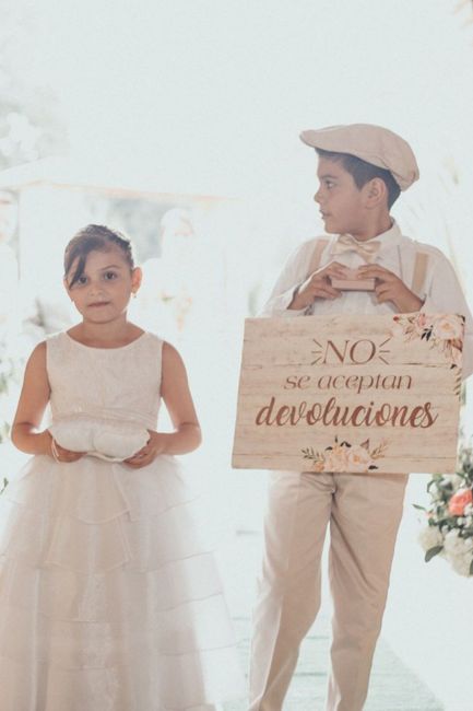 Ideas originales para pajes en la ceremonia ✨️💐💒 1