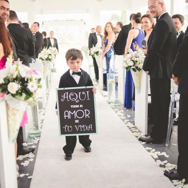 Ideas originales para pajes en la ceremonia ✨️💐💒 5